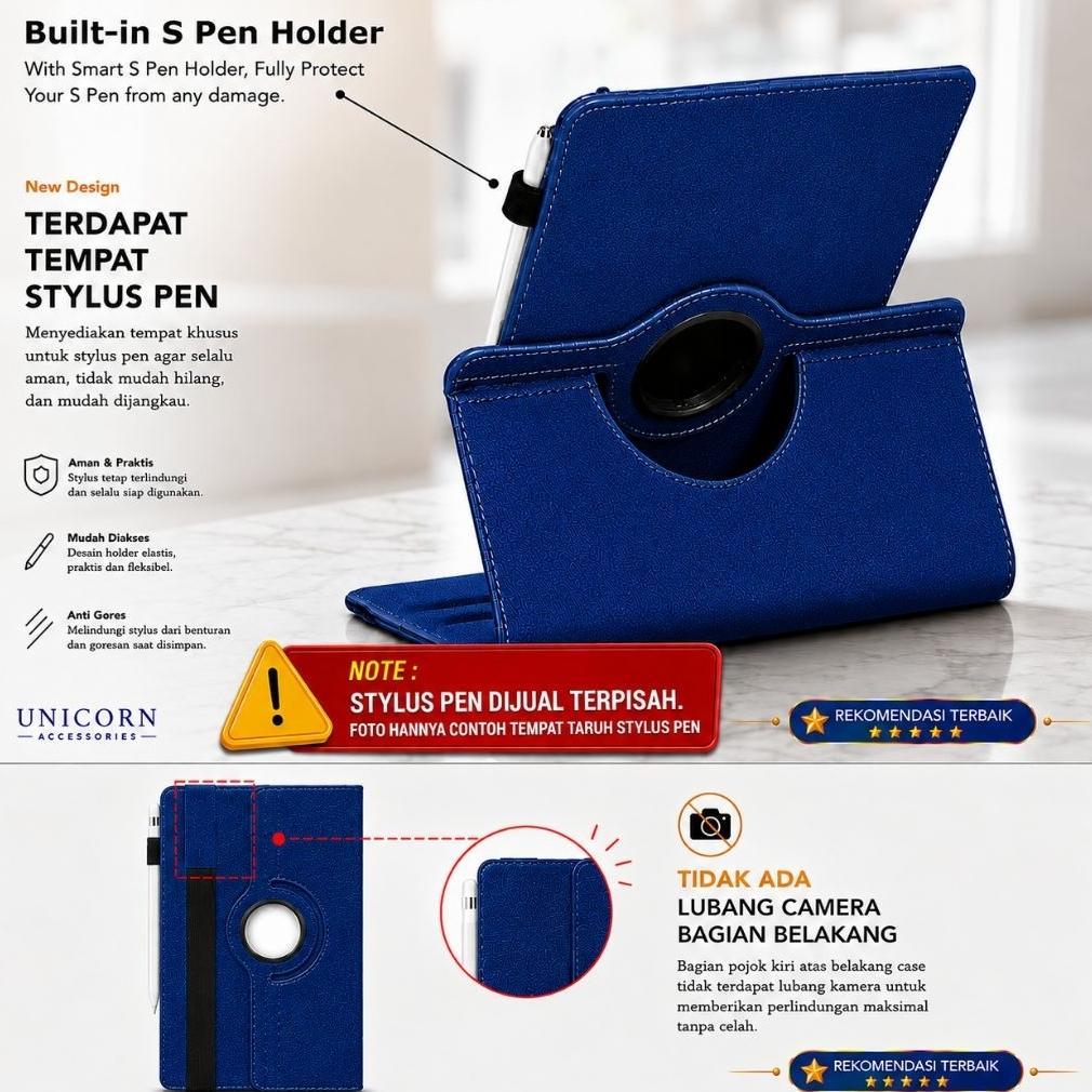 Case SPC L80s 8 inci | SPC L80s Lite 8 inch | Casing Rotary Flip Book Cover Slot pen Universal Sarun