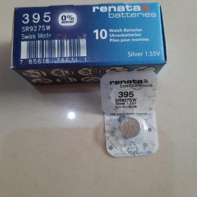 Yourhome- Baterai Renata 395 Sr927Sw Batrai 399 Sr927 Sr927W Made