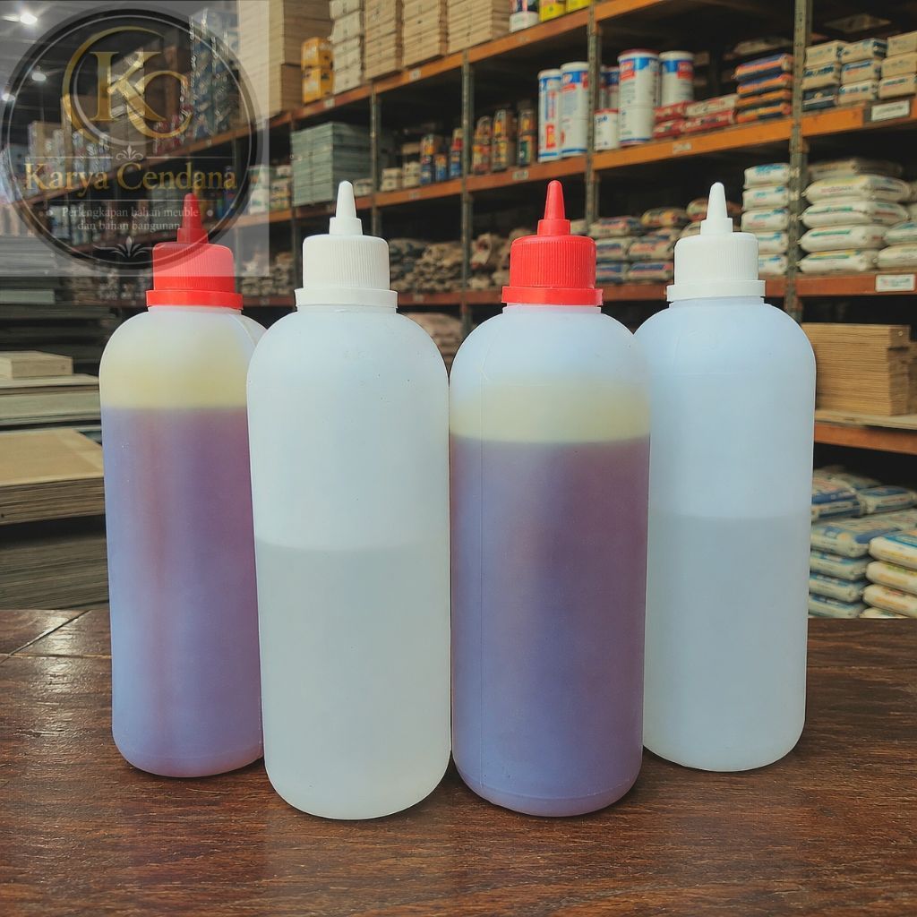 BESAR lem epoksi polos super  (resin &Hardener )kemasan besar