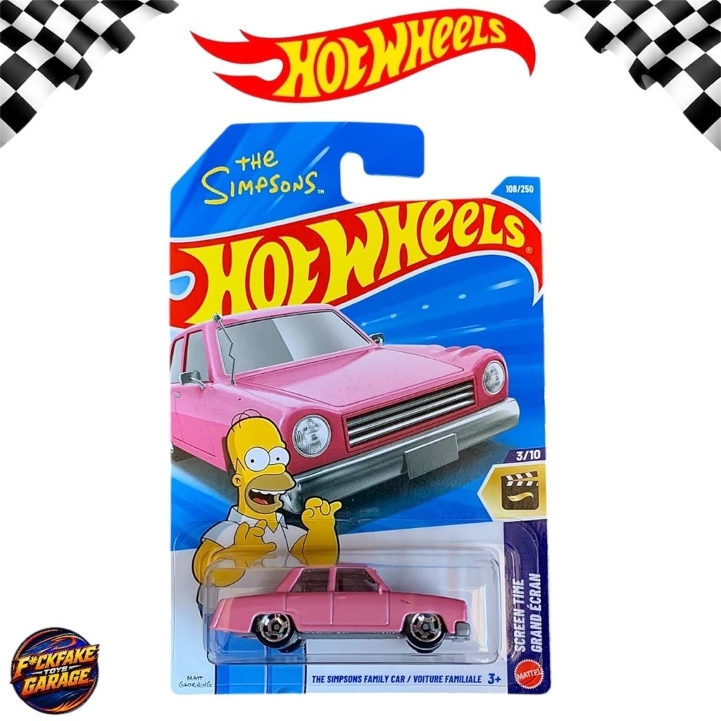 Hot Wheels The Simpsons Family Car