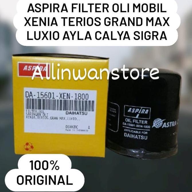 ASPIRA Filter Oli Mobil Daihatsu Xenia Terios Grand Max Luxio Ayla Calya Sigra