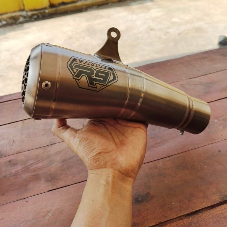 Silincer Knalpot R9 GP Series TITANIUM