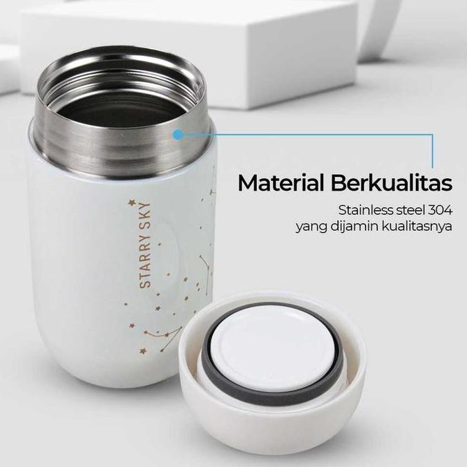 Botol Tumbler Termos Kopi Teh Stainless Steel 04 200 ml