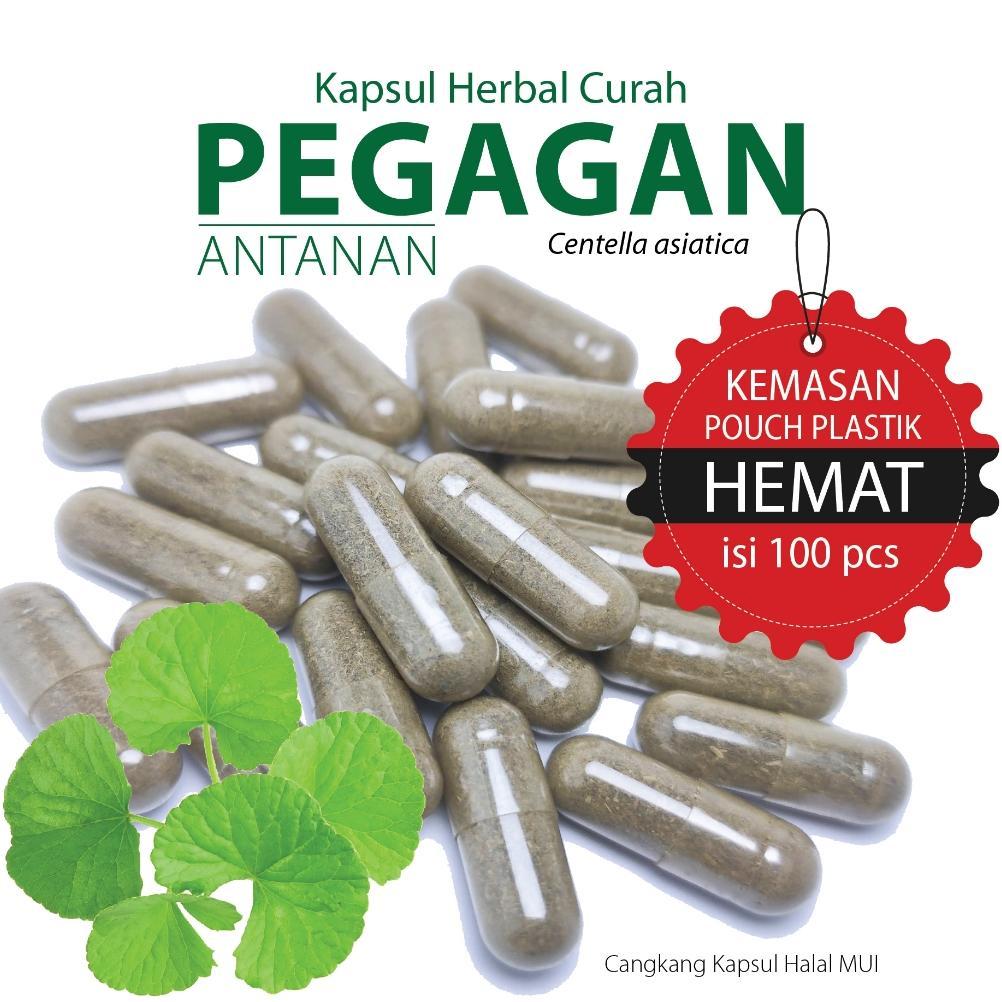Deal Terbaik Pegagan / Antanan Kapsul Herbal Kemasan Hemat - Isi 100