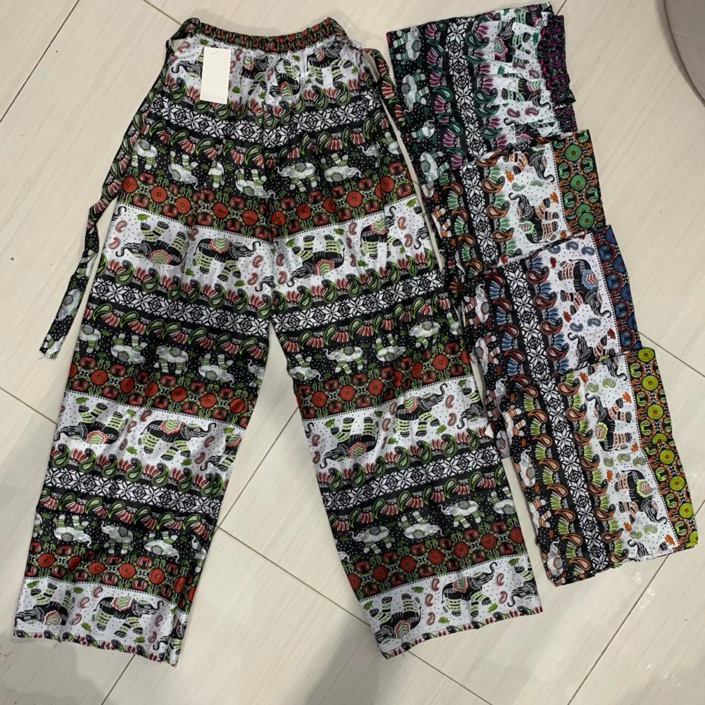 Promo Celana Kulot Panjang Batik Bali Pantai Gajah