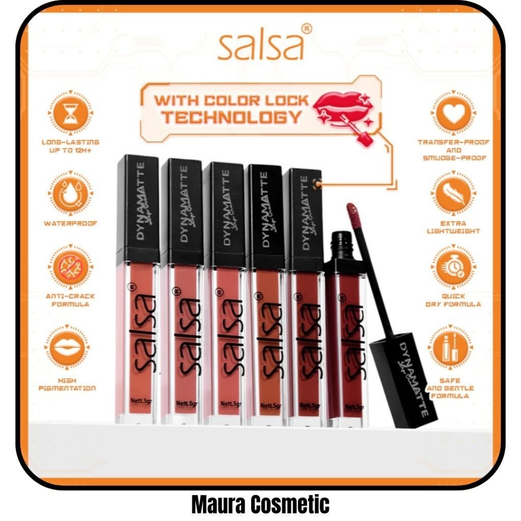 SALSA Dynamatte Lip Cream || Maura Cosmetic