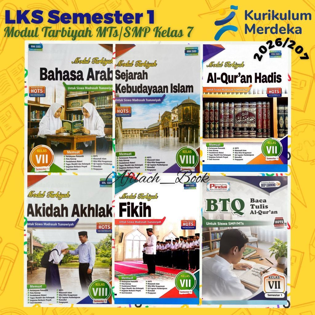 lks tarbiyah MTs SMP kelas 7 VII kurikulum merdeka penerbit CV Arya Duta
