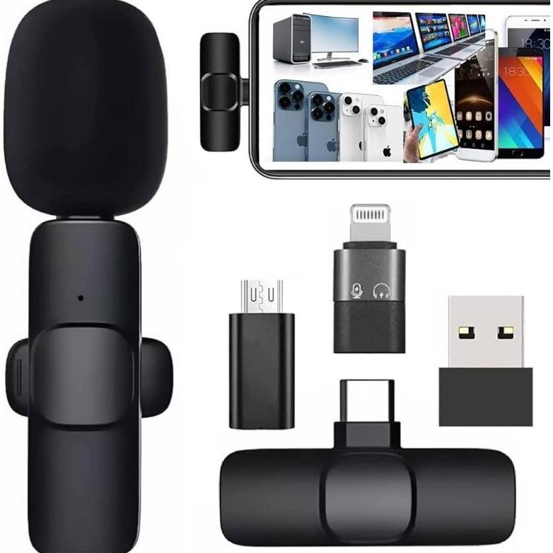 Cash Back Mic Clip On Wireless K8 Microphone Mic Clip On Youtuber Wireless Usb/Mic Youtuber Bluetoot