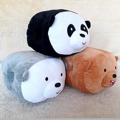 Bantal Tangan We Bare Bears WBB Handcover We Bare Bears, Bantal Penghangat tangan