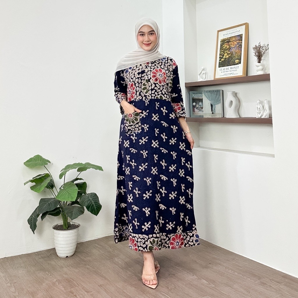 daster Maura daster Maura batik daster lengan 7/8 daster maura daster kekinian