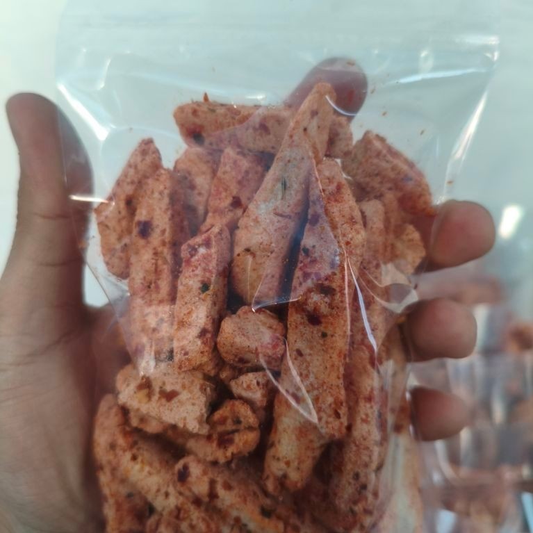 Basreng Pedas Daun Jeruk / Original Snack De'Facto