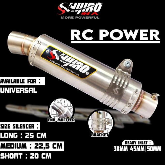 SILENCER ONLY SHIJIRO RACING TYPE RC POWER
