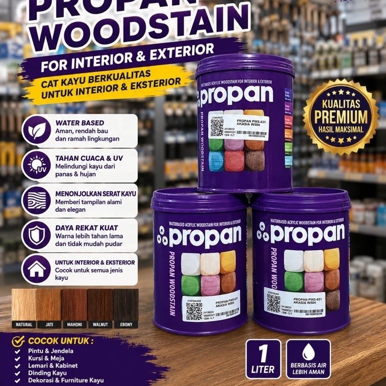WATERBASED ACRYLIC WOODSTAIN