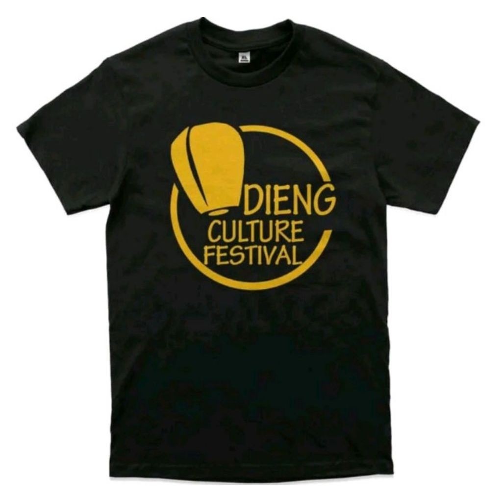 kaos Dieng culture festival distro bahan katun lengan pendek kaos kekinian viral sablon dtf