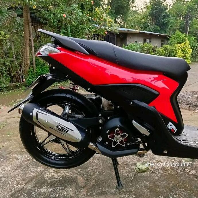 knalpot standar racing csr mio soul fino karbu
