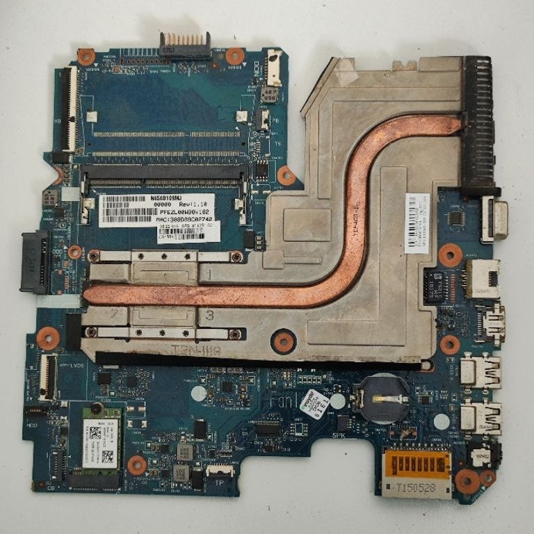Mobo HP 14-AC 14-AM Seri TPN I119 Copotan Minus Matot Bahan Part Service SN:TDASMZSF62B6B