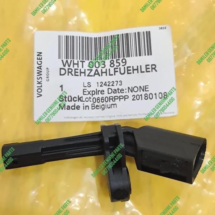 SPEED SENSOR ABS BELAKANG KIRI VW GOLF POLO TIGUAN SCIROCCO TOURAN ORI ASLI