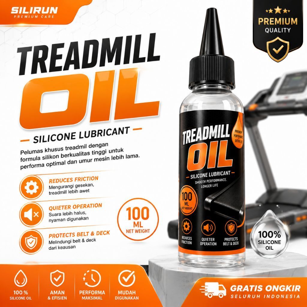 Treadmill oil lubricant