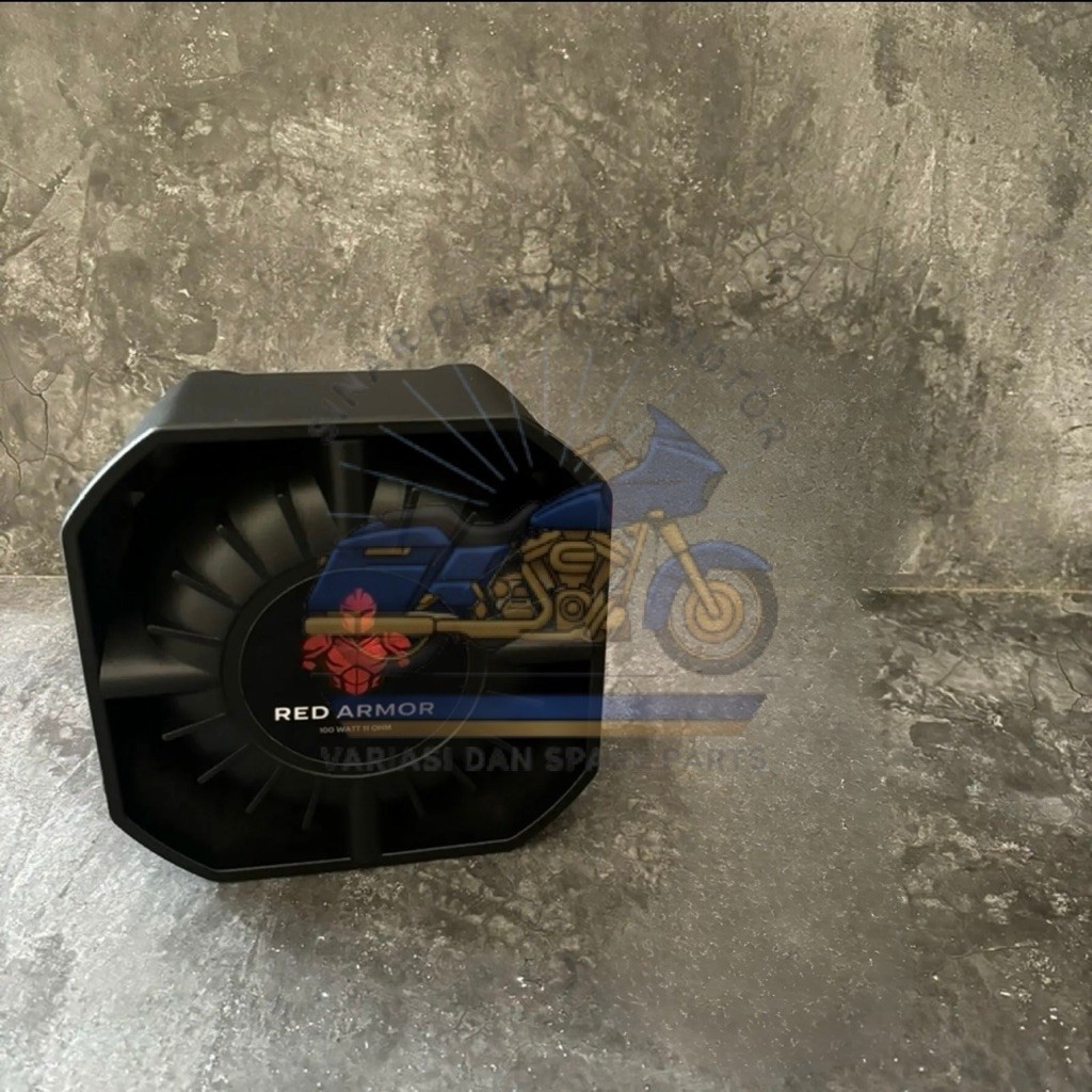 RED ARMOR SPEAKER SIRINE SLIM 100 WATT M314 WHELEN SA314 BLUE SHIELD