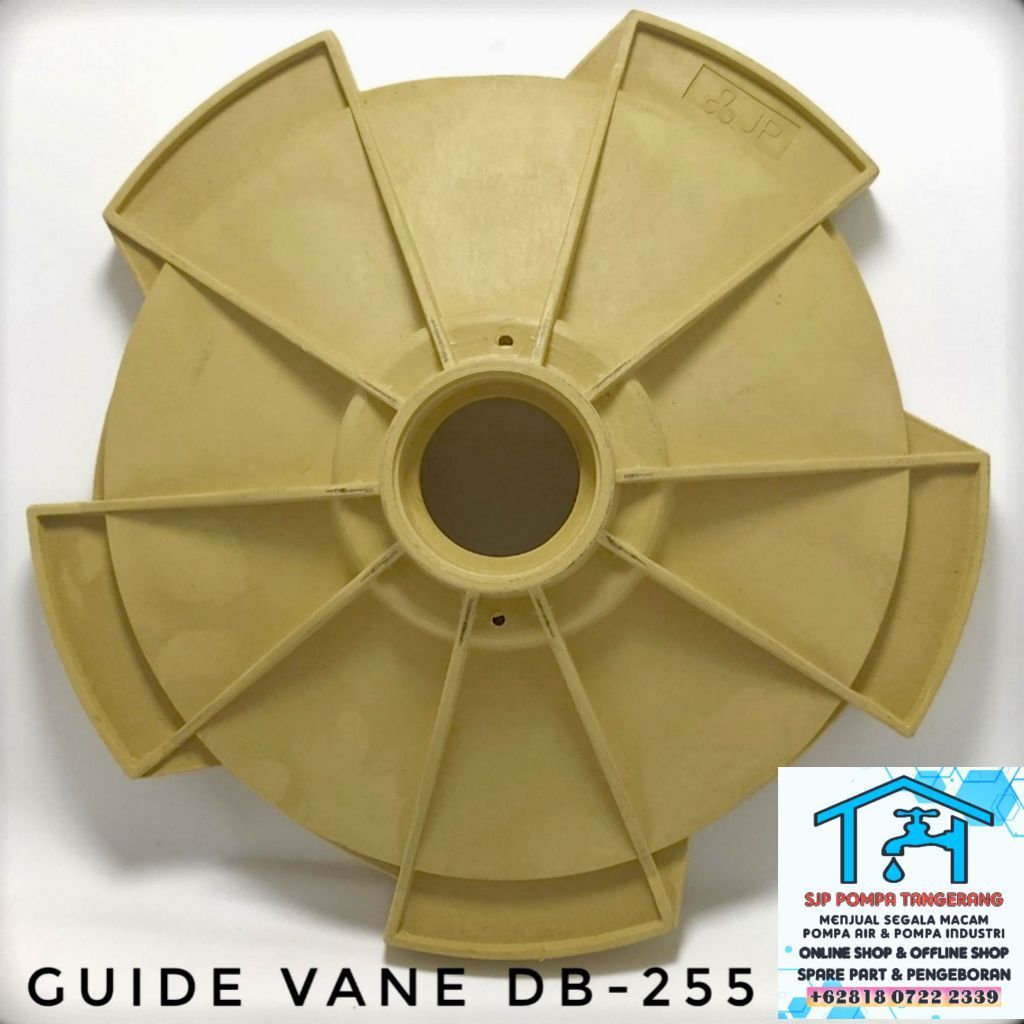 DIFFUSER / G.VANE / COVER PENUTUP IMPELLER KIPAS POMPA AIR SUMUR DALAM ATAU SUMUR DANGKAL TYPE DB-25