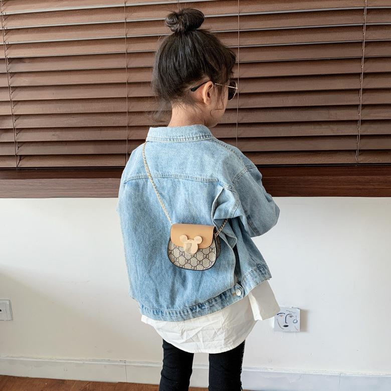 Promo Tas Anak Perempuan Model Sling Bag Selempang Tali Rantai Lv Girl