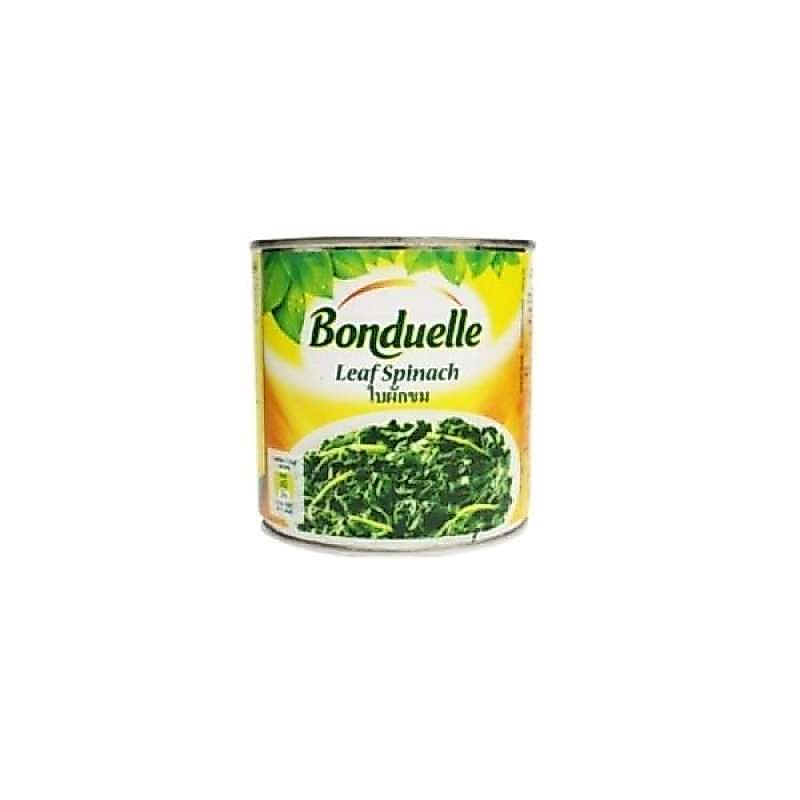 Bonduelle leaf spinach 380gr can ||minimarketcahaya