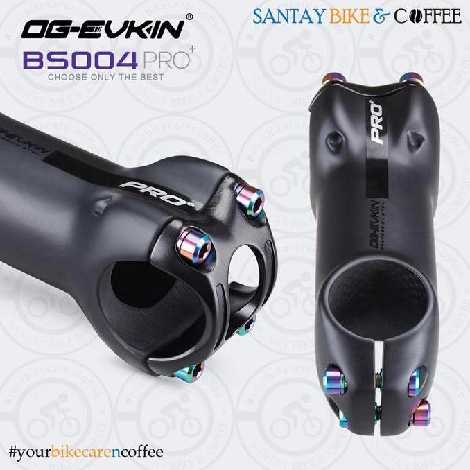 Promo OG EVKIN BS004 Pro+ Stem Carbon T1000 10 Derajat Carbon Stem Road Bike Mtb Diskon