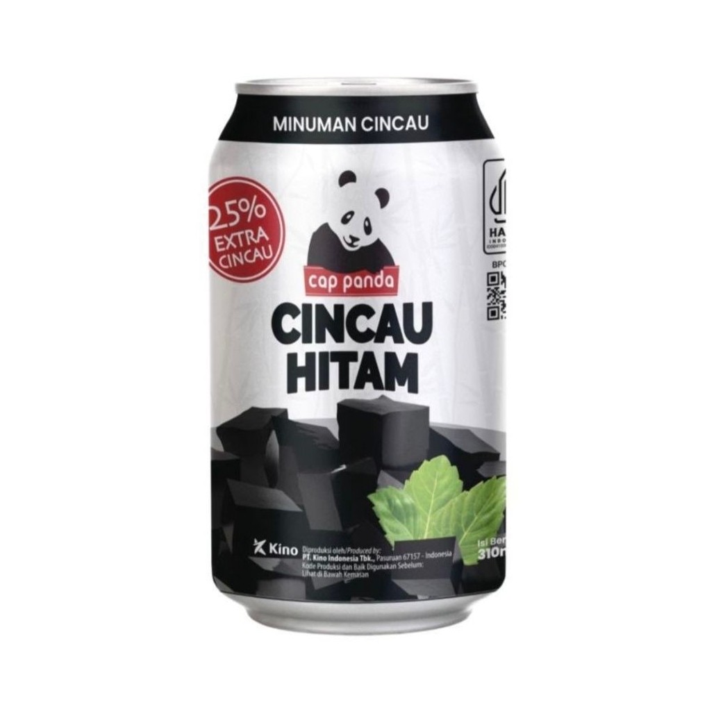 Cincau Hitam Cap Panda (ECER) 310ml minuman menyegarkan exp masih lama