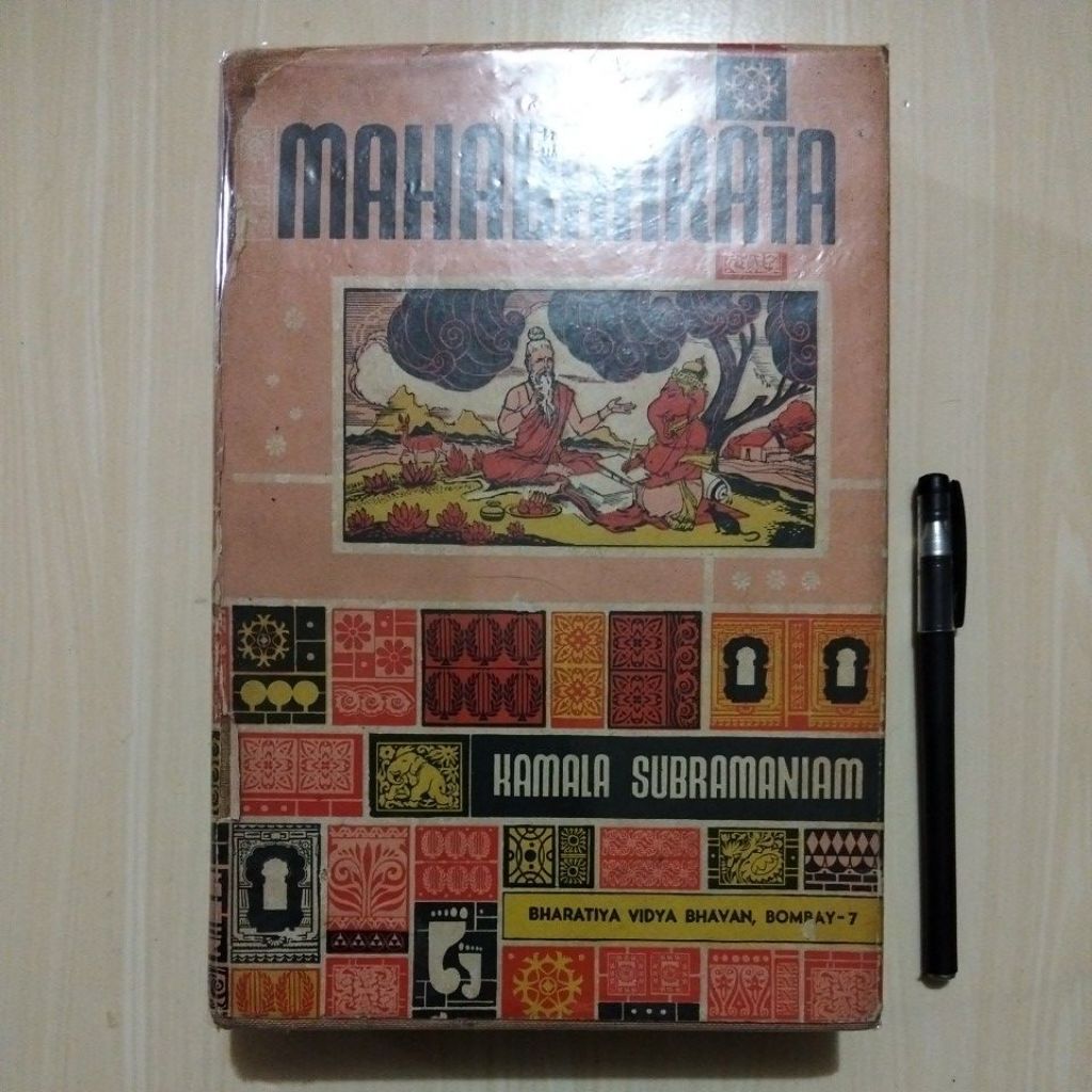 MAHABHARATA - OLEH KAMALA SUBRAMANIAM - PENERBIT BHARATIYA VIDYA BHAVAN, 1965 - Buku Lawas Bekas Mur