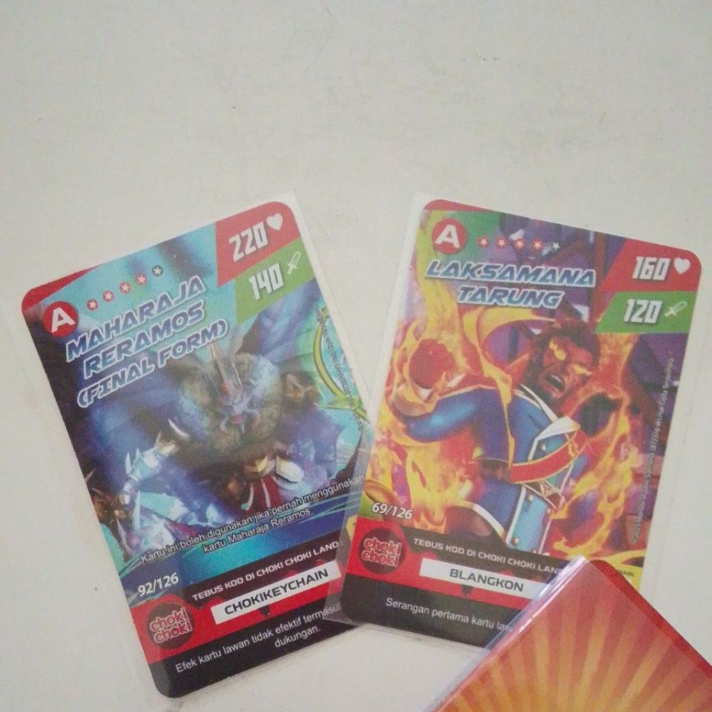 card Boboiboy Choki Choki biasa