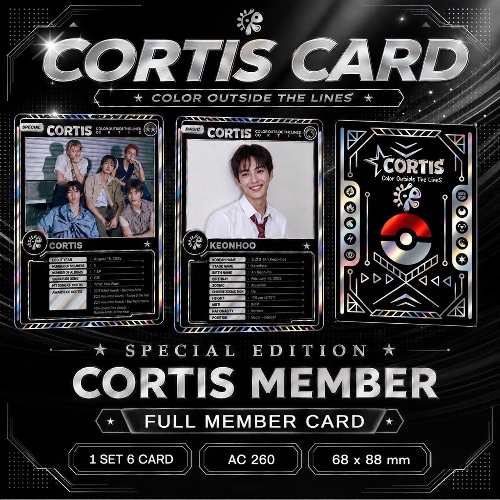 CORTIS CARD | PC CORTIS | CORTIS | PC MARTIN CORTIS | KEONHOO CORTIS | JAMES CORTIS | SEONGHOON CORT