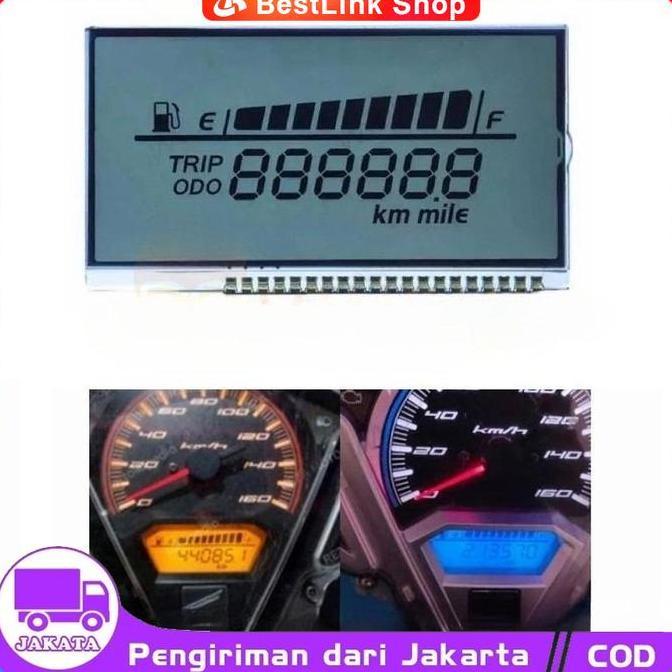 LADHUVHI Layar LCD Segmen untuk Avanza Xenia - Komponen Speedometer / Panel Instrumen Mobil