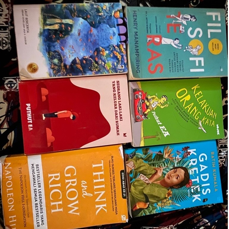 [PRELOVED] Buku Original - Laut Bercerita Filosofi teras Think and Grow Rich Gadis Kretek Thinking, 
