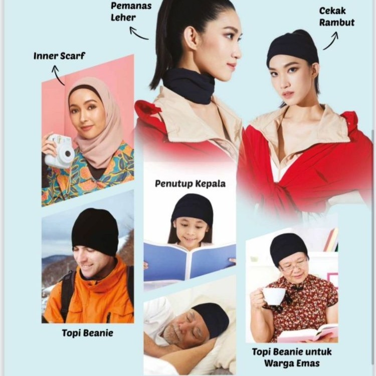 Aulora Scarf Kesehatan Kepala&Leher