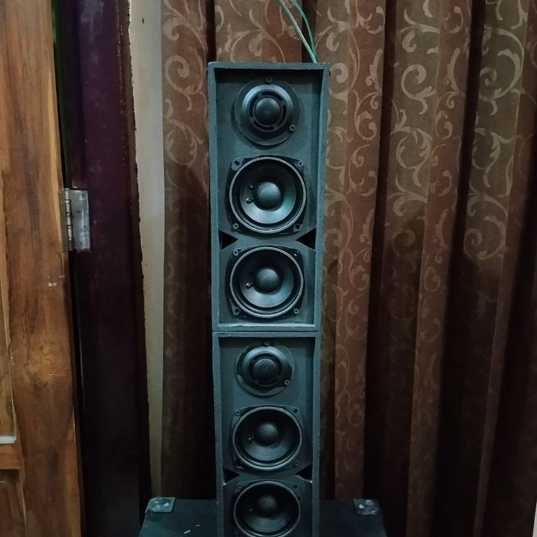 Speaker pasif column 4 inch x 2 + Twitter