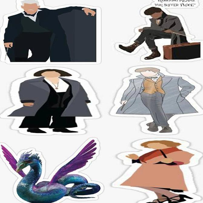 STICKER FILM FANTASTIC BEAST FBBOOK