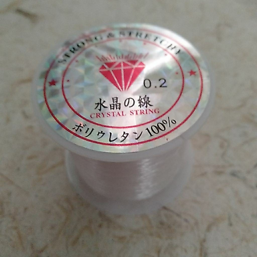 Benang jahit payet 0.2 mm
