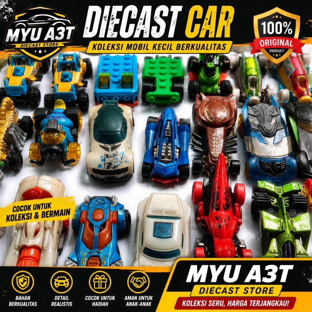 Aneka diecast mobil preloved junk