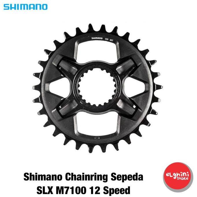 Shimano Chainring Sepeda SLX M7100 12 Speed
