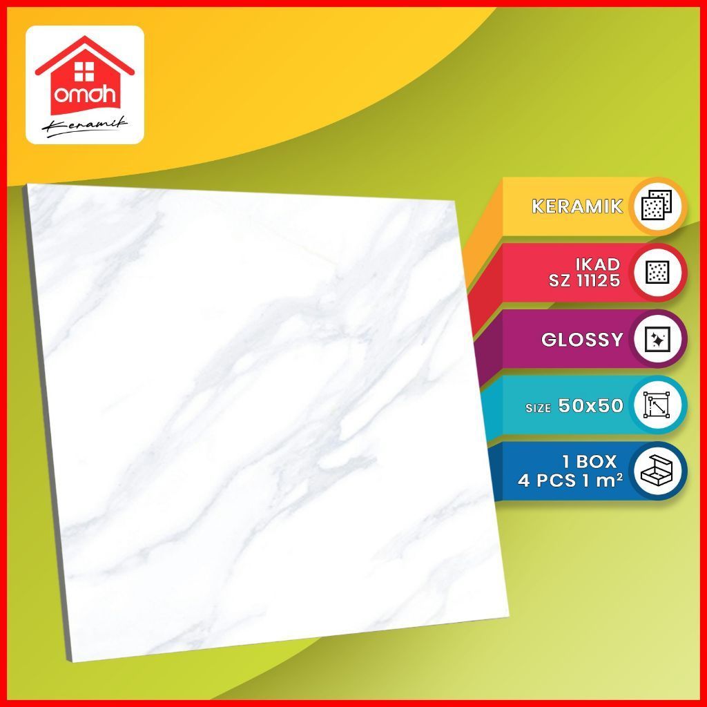 Keramik Lantai Kilap 50x50 IKAD SZ 11165