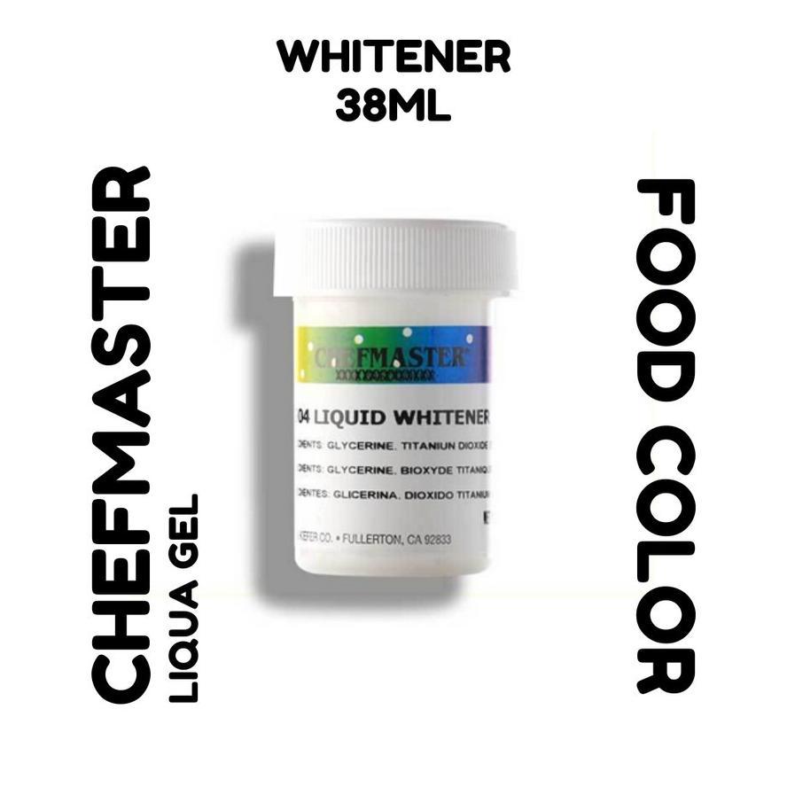 [KANNA] Pewarna Chefmaster LiquaGel White Whitener Putih 38gr
