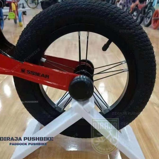 Promo Paddock Pushbike 12 Inci Tempat Parkir Paddock Balance Bike Standar Paddock Pushbike Outdoor D