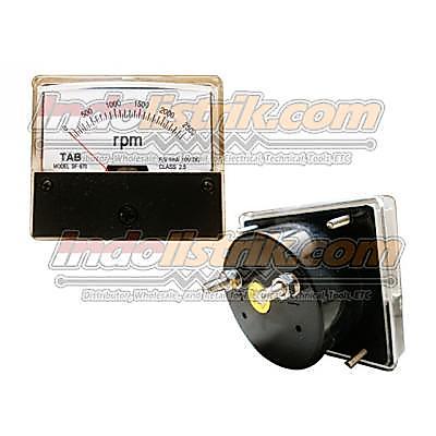 Tachometer / Rpm Meter 0 - 2500 Rpm- 1Ma 10V Dc Analog Tab Original