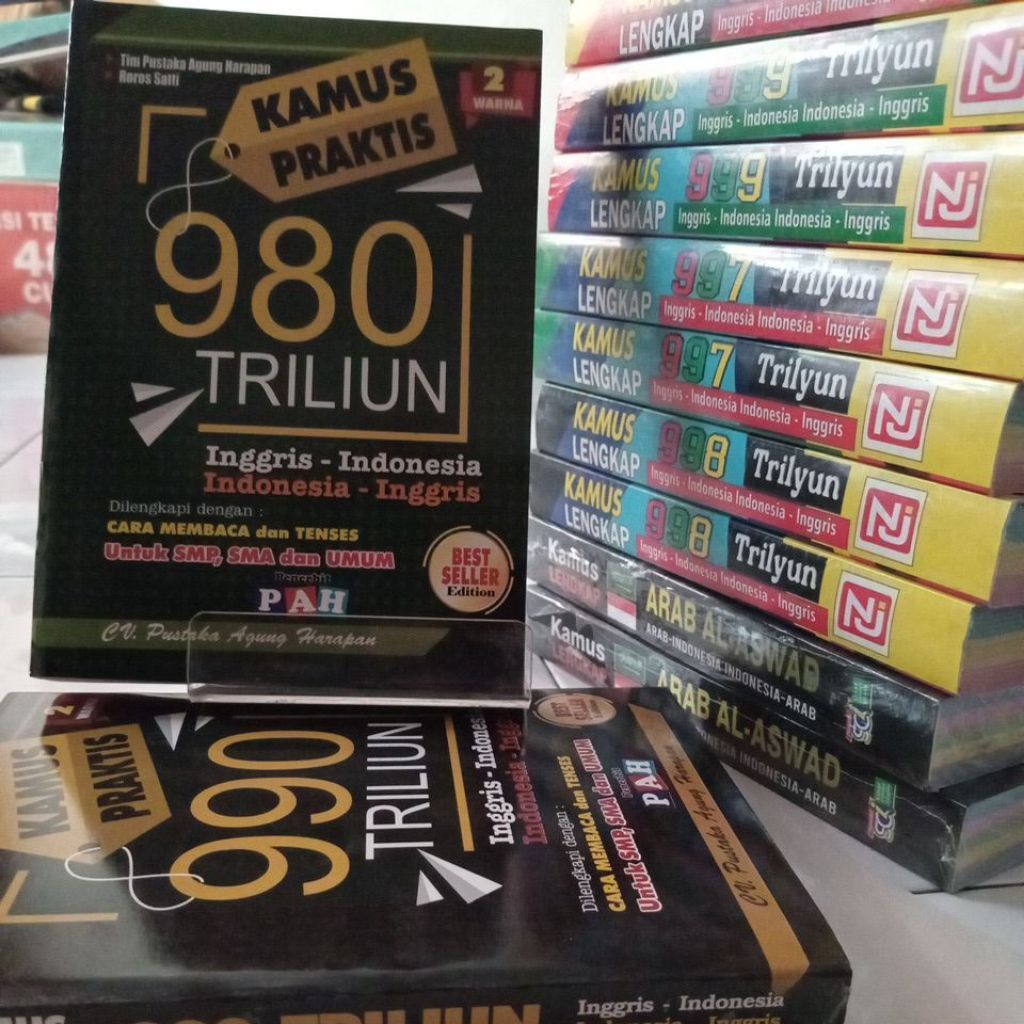 KAMUS PRAKTIS 980 TRILIUN INGGRIS INDONESIA -CV Pustaka Agung Harapan