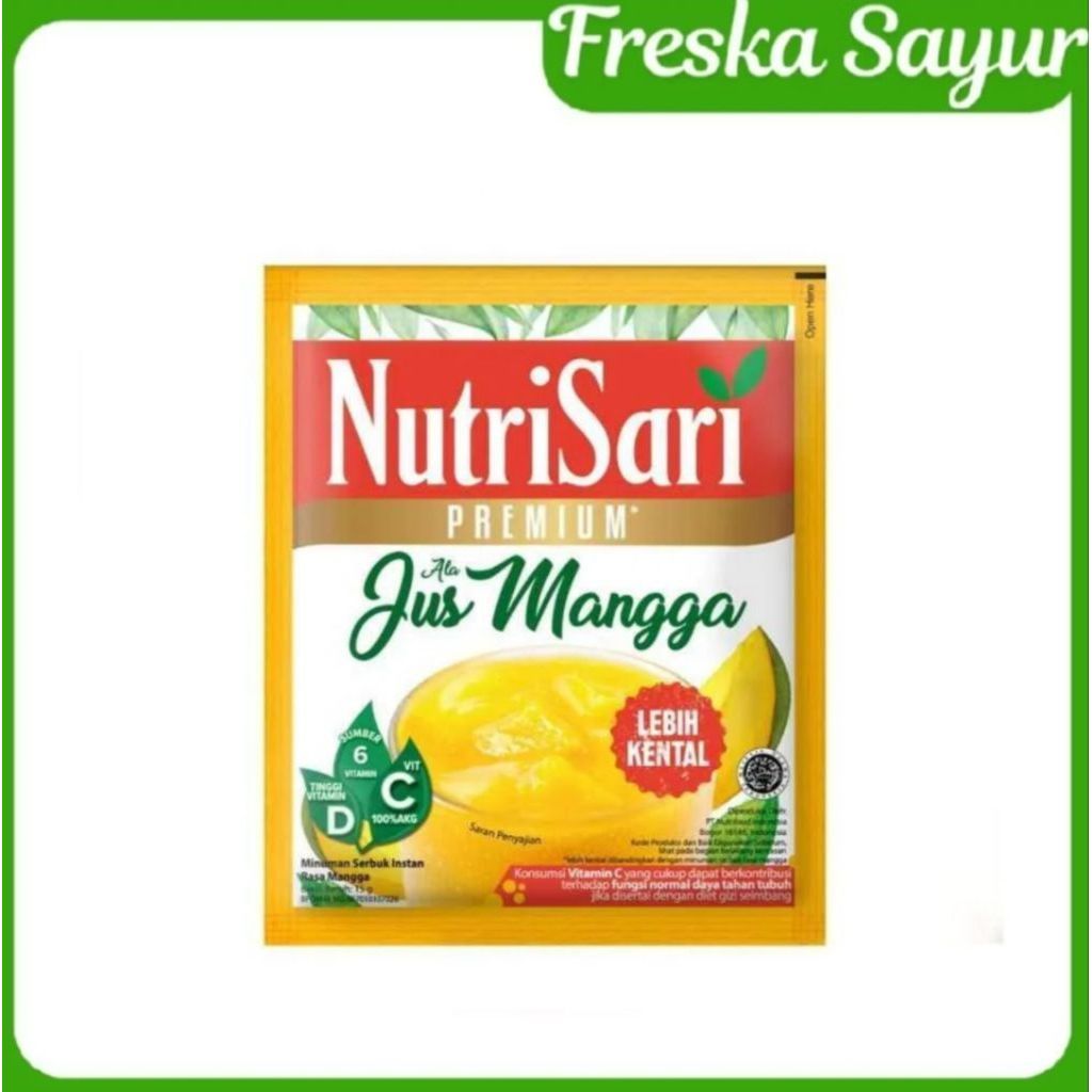 Nutrisari Rasa Jus Mangga 1 Renceng Isi 10
