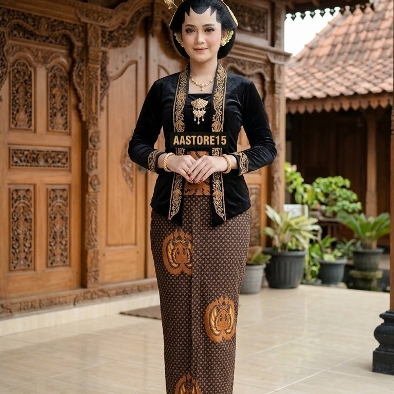 Rok wiru instan Motif Batik Truntum Garuda Sogan SOLO