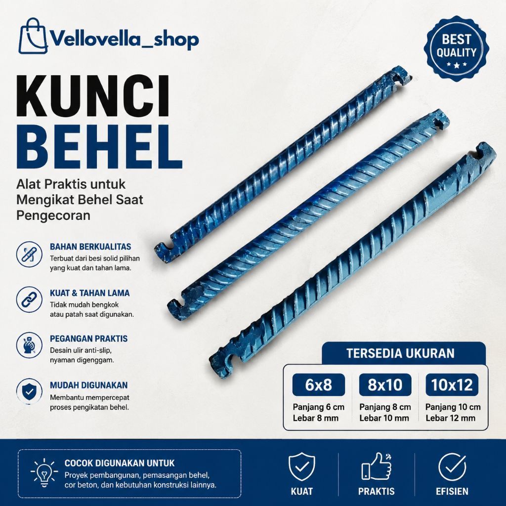 Kunci besi / Kunci behel behel / kunci pembengkok besi behel