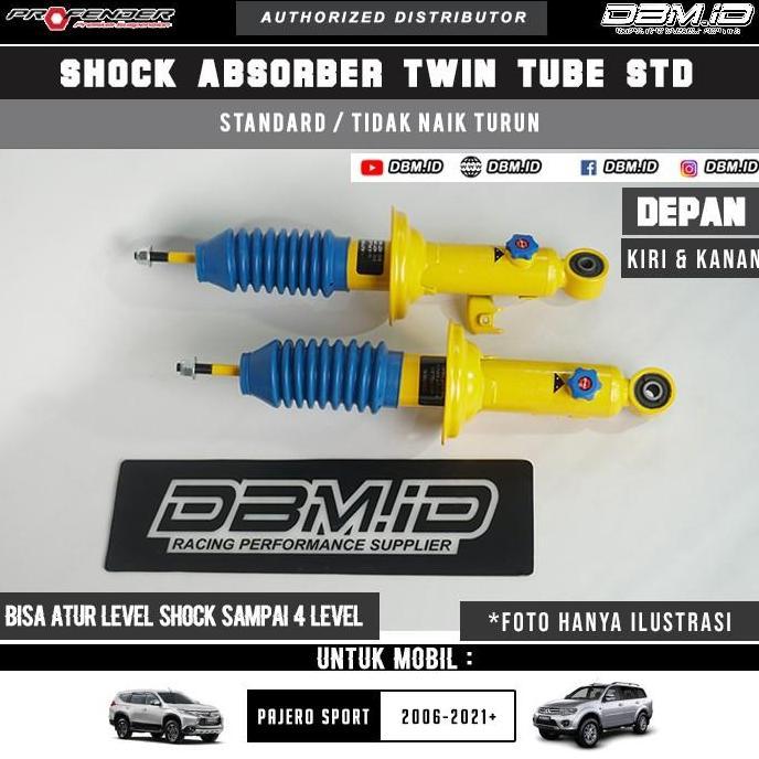 PROFENDER Shock Offroad Adjustable Pajero Sport Depan STANDARD