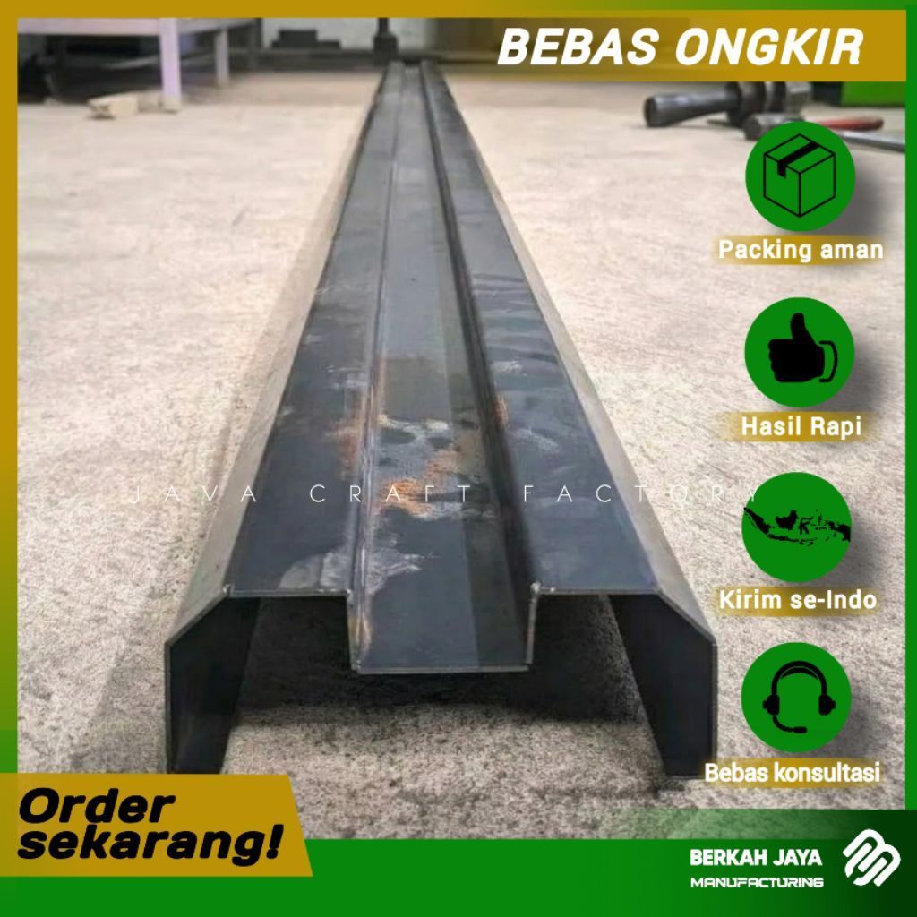 Pengaman Samping Truk l300/SS/Traga/Grandmax Bumper Bemper Trek,mentah bahan plat bumper tebal 1,8mm
