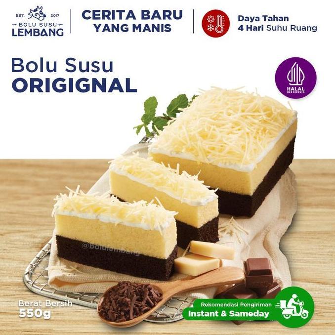 Bolu Susu Lembang - Bolu Susu Original - Reguler Pack (550gr)